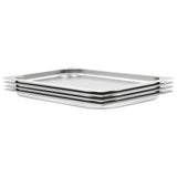 Gastronorm Containers 4 pcs GN 1/1 20 mm Stainless Steel 50878