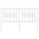 Headboard White 146x4x100 cm Solid Wood Pine 818671