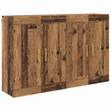 Wall-mounted Cabinet 2 pcs Old Wood 69.5 x 34 x 90 cm 3415561