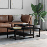 Coffee Table Black 102x60x45 cm Engineered Wood 835314