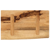 Table Top 60x40x3.8 cm Live Edge Solid Wood Rough Mango 370392