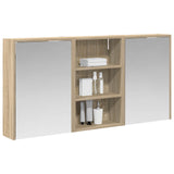 Bathroom Cabinet Set 3 pcs 126 x 16 x 62.5 cm Engineered wood 3403826
