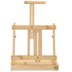 ZNTS Table Easel with Drawer 41.5x37x12 cm Solid Wood Pine 30229