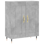 Highboard Concrete Grey 69.5x34x180 cm Engineered Wood 3198325