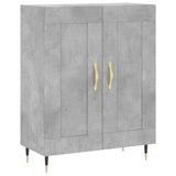 Highboard Concrete Grey 69,5x34x180 cm Engineered Wood 3198325