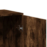 Sideboard Smoked Oak 79x38x80 cm Engineered Wood 840517
