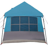 Family Tent with Roof Blue and Grey 622 x 295 x 238 cm 4100701