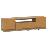 LED TV Cabinet Artisan Oak Engineered Wood 897354