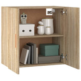 Wall Cabinet Sonoma Oak 60x30x60 cm Engineered Wood 812891