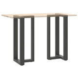 ZNTS Bar Table Legs T-Shaped 2 pcs Anthracite 40x35x cm Steel 4013074