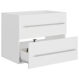 Sink Cabinet White 60x38.5x48 cm Engineered Wood 804692