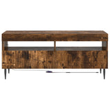 LED TV Cabinet Smoked Oak Engineered Wood 896990