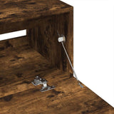 Sink Cabinet Smoked Oak 59x37x59 cm Engineered Wood 848112