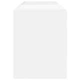Record Cabinet White 78.5 x 35 x 45 cm Engineered Wood 891072