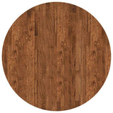Table Top Dark Brown 90 x 4 cm Solid Oak Wood 42016026