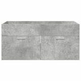 Sink cabinet with Storage Concrete Grey Engineered Wood 880438