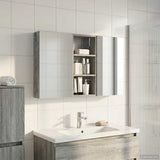 Bathroom Cabinet Set 3 pcs 110 x 10.5 x 60.5 cm Engineered wood 3403717