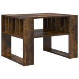 Coffee Table Smoked Oak 66 x 49.5 x 45 cm Engineered Wood 8000120