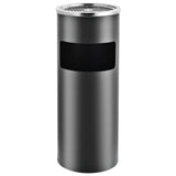 Ashtray Dustbin Hotel 30 L Steel Grey 51089