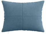Cushion Cover 12 pcs ALMELO Blue 50 x 50 cm Corduroy 914910