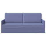 3 Seater Sofa Jeans Blue 190 x 81 x 82 cm Fabric 42041118
