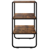 Console Table Smoked Oak 80 x 41 x 75 cm Engineered Wood 8007535