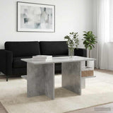 Coffee Table Concrete Grey 87 x 50 x 45 cm Engineered Wood 8001058