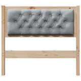 Headboard Other Brown and light grey 90 cm Solid pine wood 879029