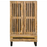 Highboard 60x34x100 cm Solid Wood Rough Mango 377584