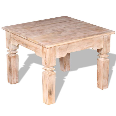 ZNTS Coffee Table Acacia Wood 60x60x45 cm 244052