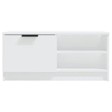 TV Cabinet White 80x35x36.5 cm Engineered Wood 811466