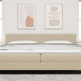 Headboard with Headboard Light Green Grey 200 cm Faux Leather 42007068