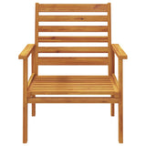Garden Sofa Chair 2pcs 66.5x65x81 cm Solid Wood Acacia 366374