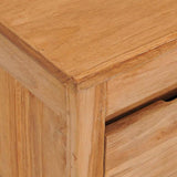 288900 TV Cabinet 100x30x35 cm Solid Teak Wood