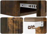 Wall-Mounted Side Table Smoked Oak 59 x 34.5 x 17 cm 897980