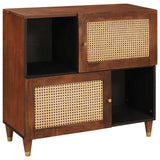 Sideboard Brown 80 x 33.5 x 75 cm Solid Mango Wood 4018907