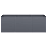 Planter Anthracite 120x40x40 cm Cold-rolled Steel 860677