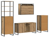 Bathroom Furniture Set with Drawer Artisan Oak Engineered Wood 3403051