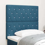 Headboard with Headboard Dark Blue 100 cm Faux Leather 3337756