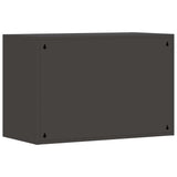 Wall Cabinet for Garage with Gas-lift Door Black 883264
