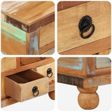 Coffee Table Reclaimed Wood 70x70x38 cm 243978