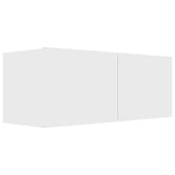 4 Piece TV Cabinet Set White Engineered Wood 3074455