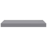 Floating Wall Shelves 4 pcs Grey 50x23.5x3.8 cm MDF 323852