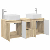 Bathroom Cabinet Set 3 pcs Sonoma Oak 49.5 x 41 x 63 cm 3405639
