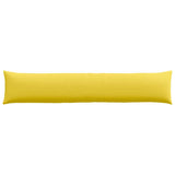 Sofa Pillows 2 pcs Light Yellow 200 x 40 cm Fabric 42013877
