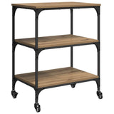 Kitchen Trolley Artisan Oak 60 x 41 x 76 cm Engineered Wood 883009
