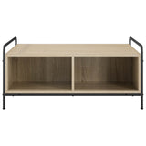 Coffee Table Sonoma Oak 90 x 90 x 41 cm Engineered Wood 8013603
