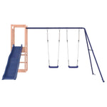 ZNTS Outdoor Playset Solid Wood Douglas 3155958