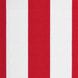 Awning Replacement Fabric Red and White 580x295 cm Polyester 367722