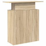 Reception Desk Sonoma Oak 100x40x104 cm Engineered Wood 859053